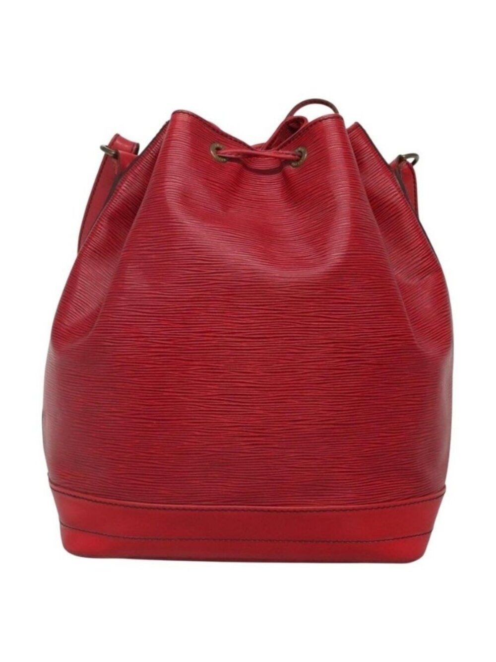 Authentic LOUIS VUITTON Epi Noe Shoulder Bag Red M44007 LV - Picture 9 of 16